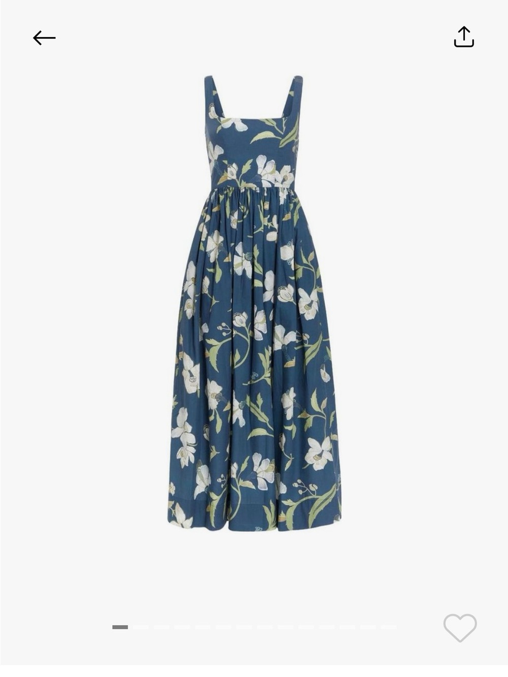 Coco Shop Scoop Neck Dress in Navy Hibiscus